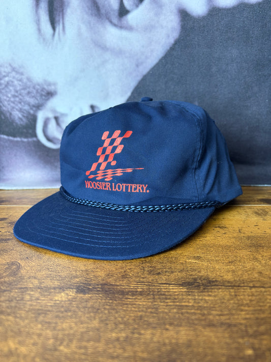 Vintage Lottery Navy Blue Trucker Hat