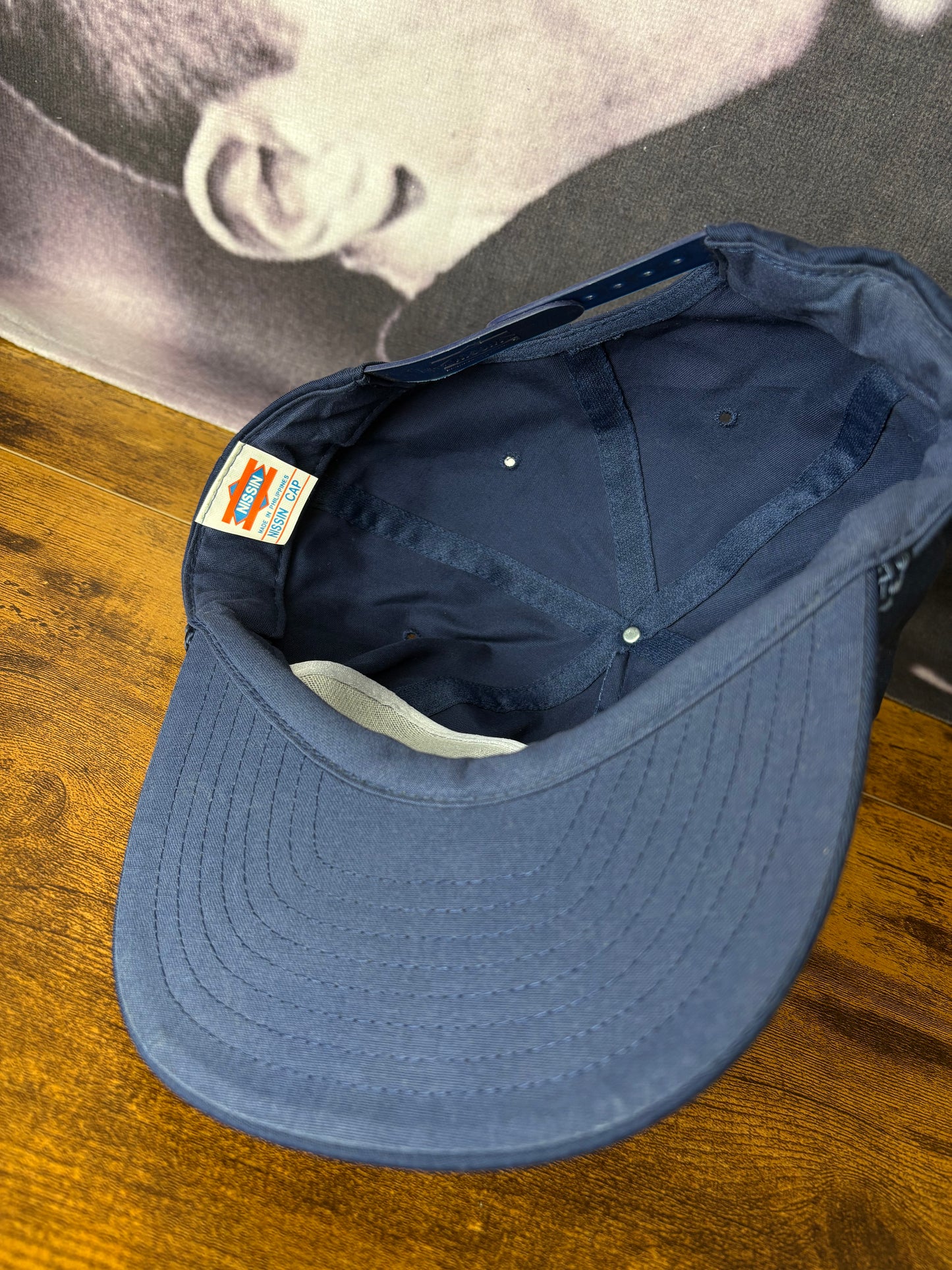 Vintage Lottery Navy Blue Trucker Hat