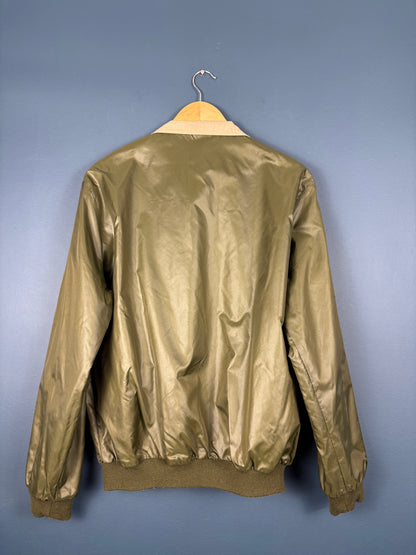 Vintage St. Michaels Marks & Spencers Reversible Harrington Jacket (L)