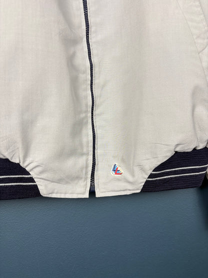 Vintage 80s European Navy Reversible Harrington Jacket (M)