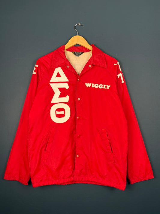 Vintage 80s Sears USA College Red Coach Jacket (S)