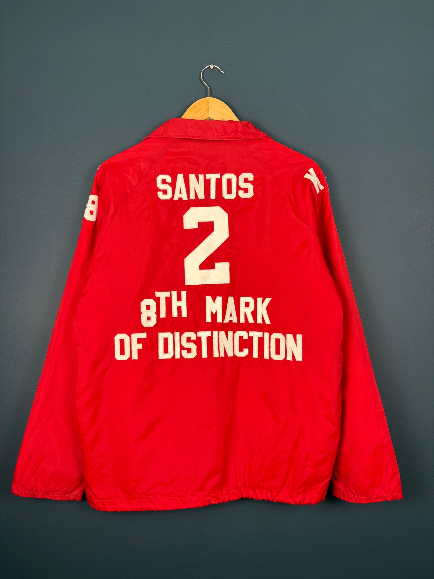 Vintage 80s Sears USA College Red Coach Jacket (S)