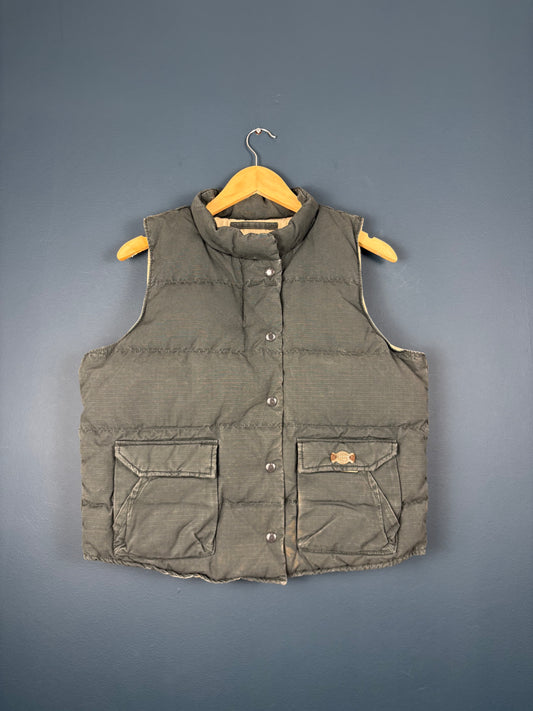 Vintage Ralph Lauren Denim & Supply Grey Gilet Jacket (L)