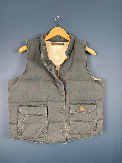 Vintage Ralph Lauren Denim & Supply Grey Gilet Jacket (L)