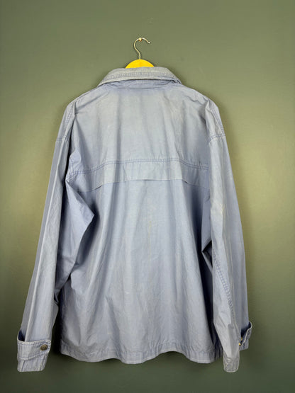 Vintage London Fog Royal Blue Rain Jacket (XL)