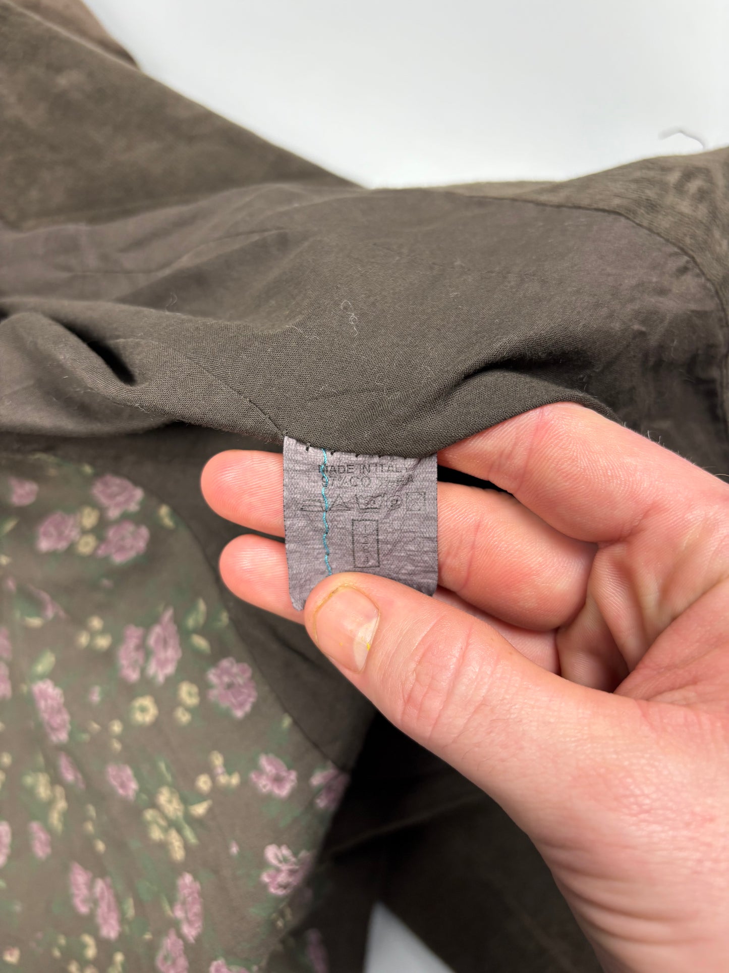 2000s Italian Made Brown Corduroy Blazer Jacket (women's S)