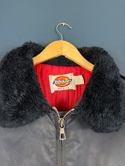 Vintage Dickies Workwear USA Made Navy Bomber Jacket (XL)