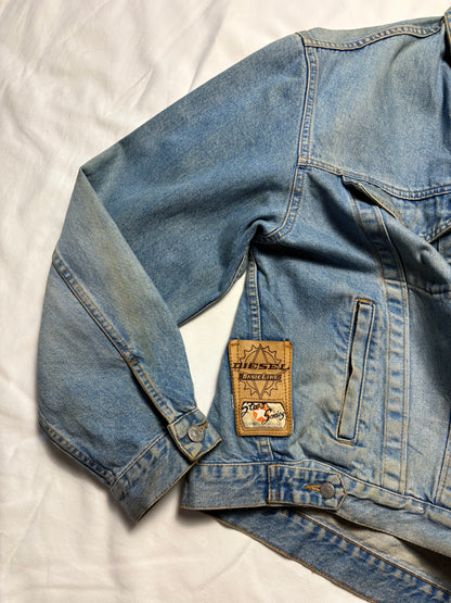 Vintage Diesel Royal Blue Denim Jacket (L)