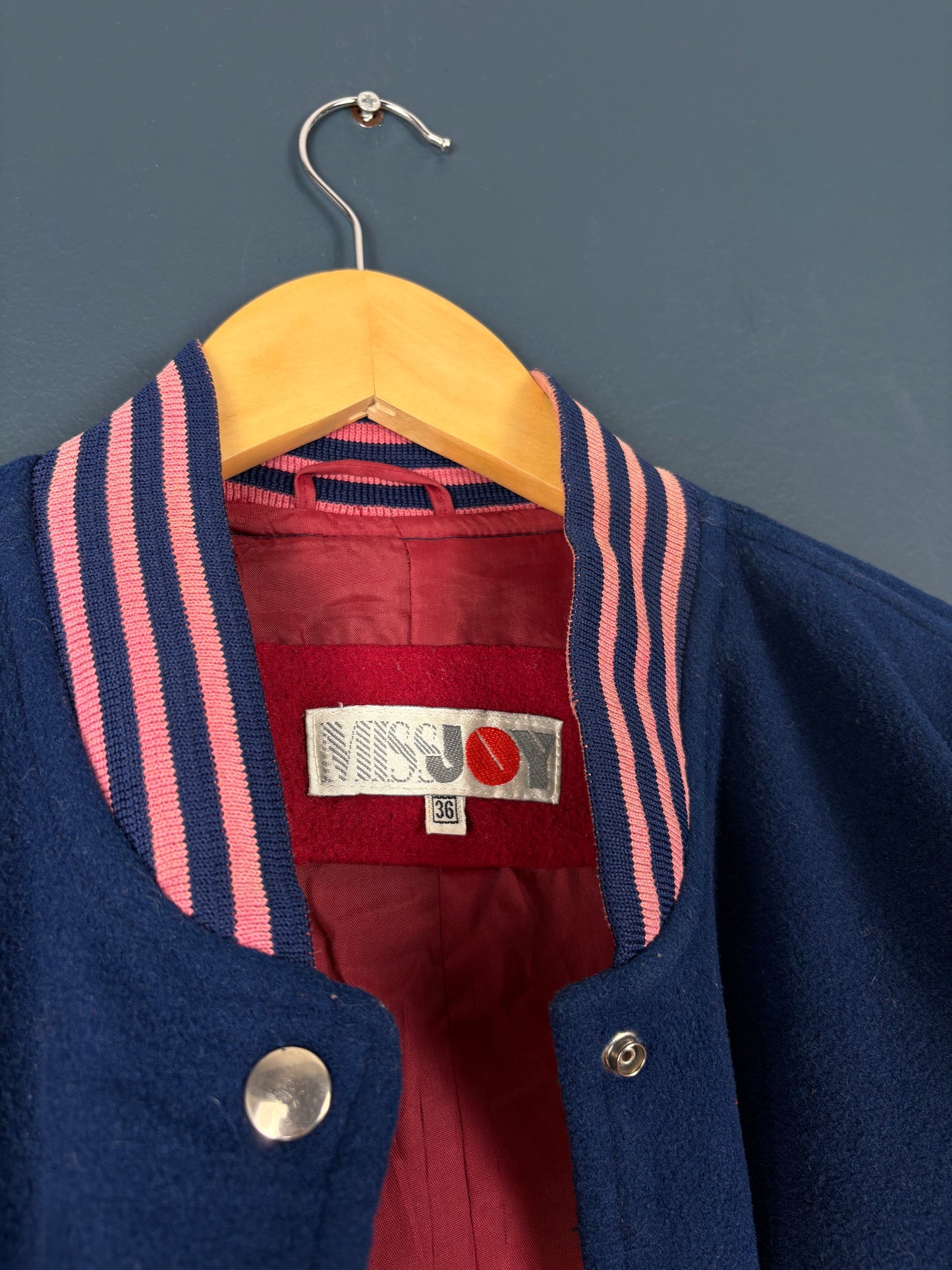 Vintage 80s Atlanta USA Wool Varsity Jacket (L)