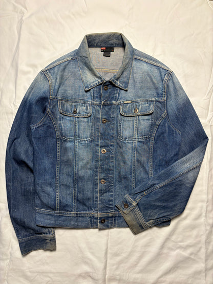 Vintage Diesel Dark Wash Denim Jacket (L)
