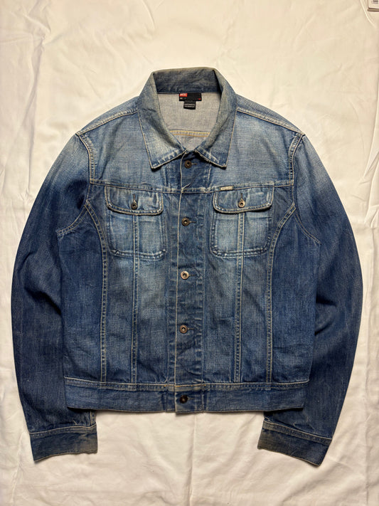 Vintage Diesel Dark Wash Denim Jacket (L)