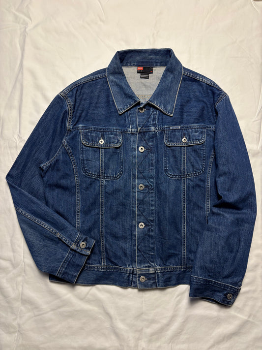 Vintage Diesel Dark Denim Jacket (XL)