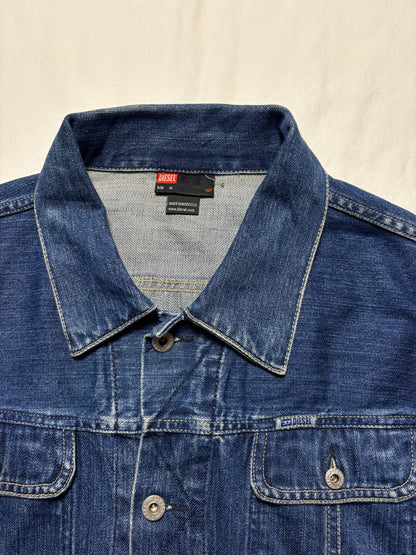 Vintage Diesel Dark Denim Jacket (XL)