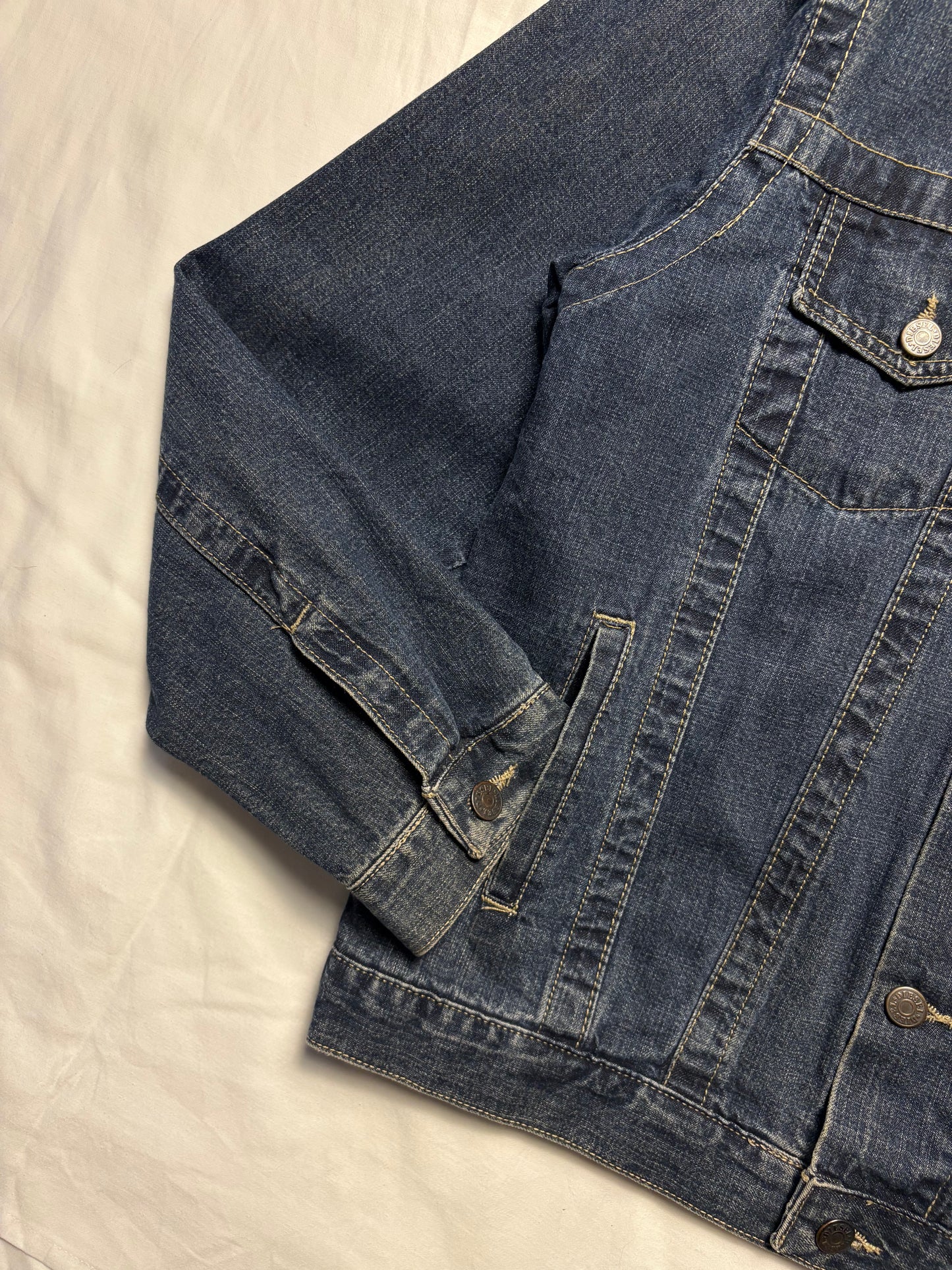 Vintage Diesel Dark Denim Jacket (M)