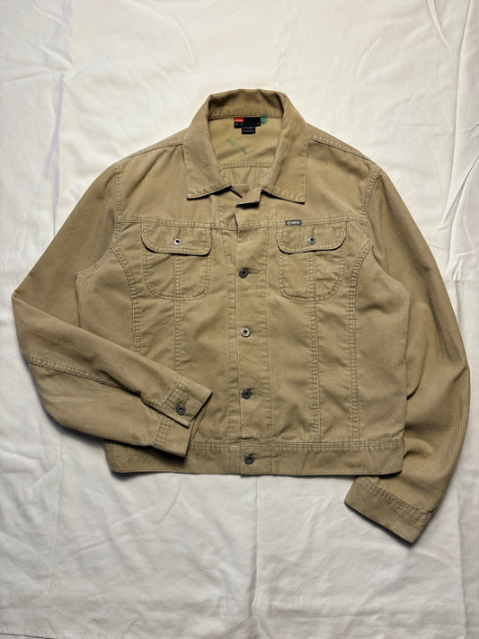 Vintage Diesel Beige Corduroy Trucker Jacket (XL)