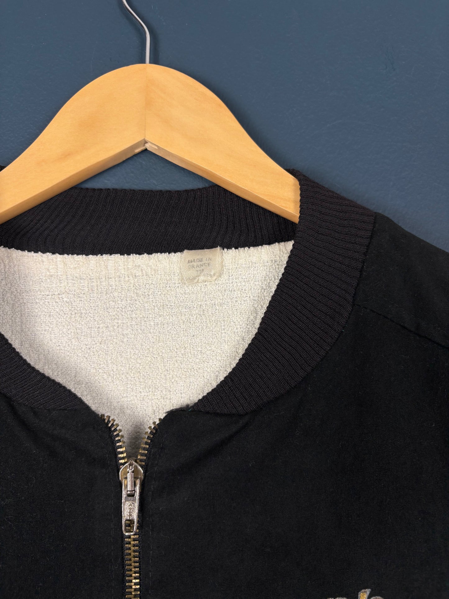 Vintage 90s Rave Scene 2CB Velour Bomber Jacket (M)