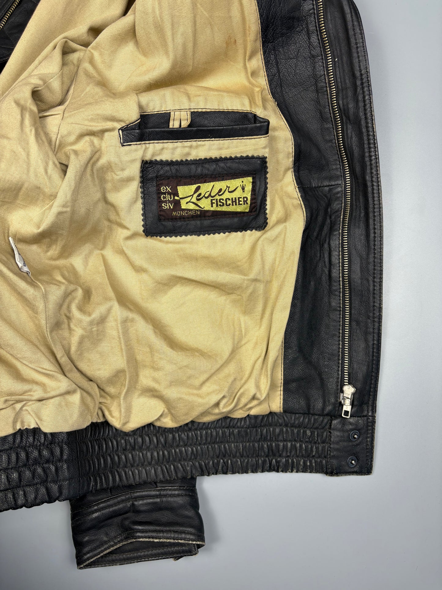 Vintage 1980s Aviation Leather A-2 Flight Jacket (L)