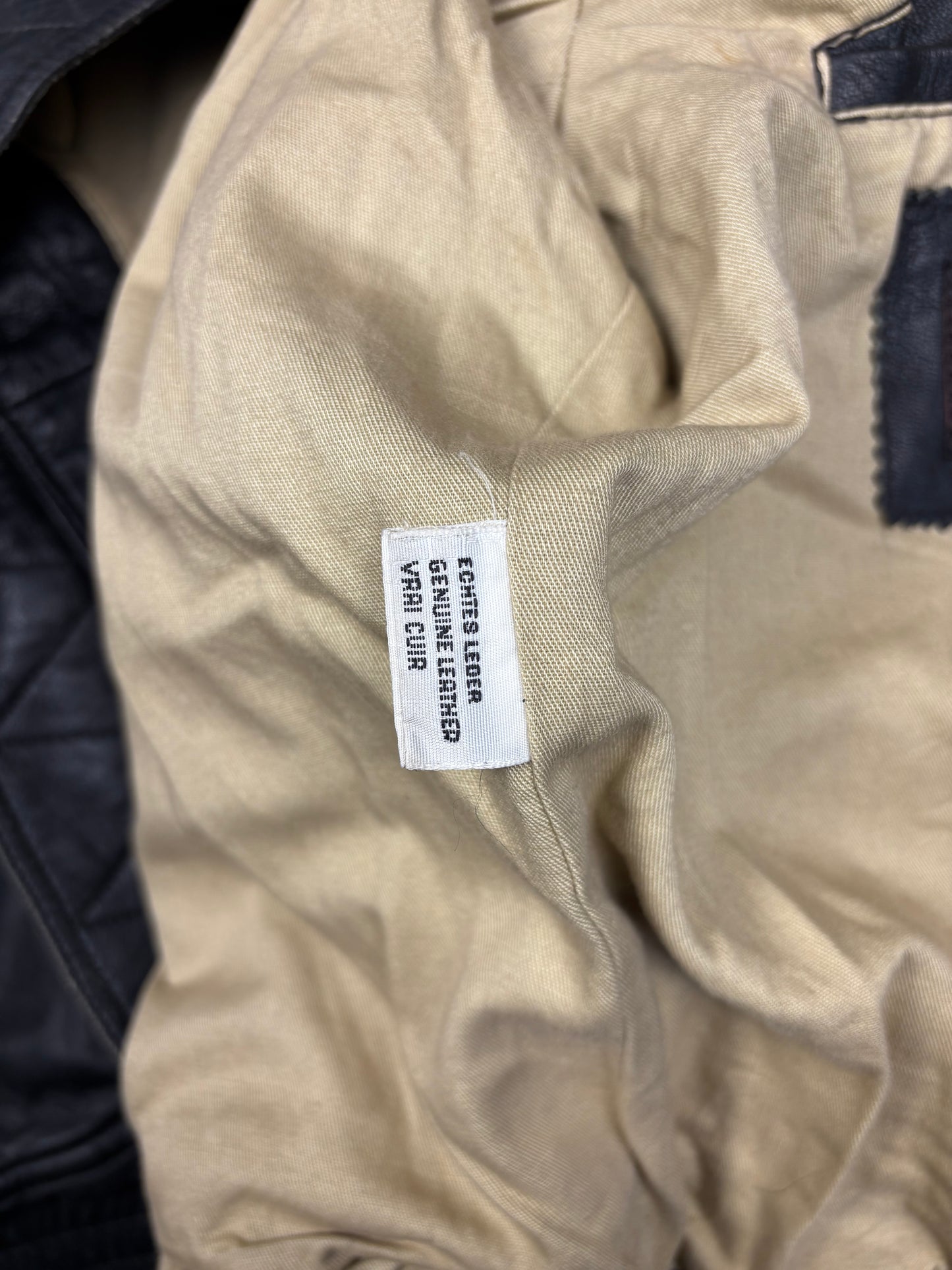 Vintage 1980s Aviation Leather A-2 Flight Jacket (L)