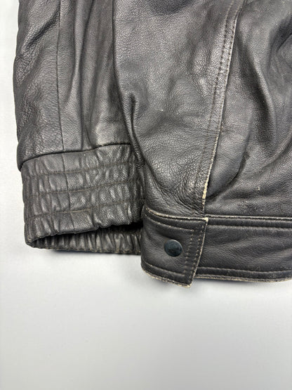 Vintage 1980s Aviation Leather A-2 Flight Jacket (L)