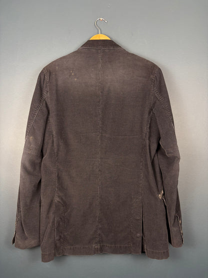 Vintage Diesel Industry Black Corduroy Blazer Jacket (L)