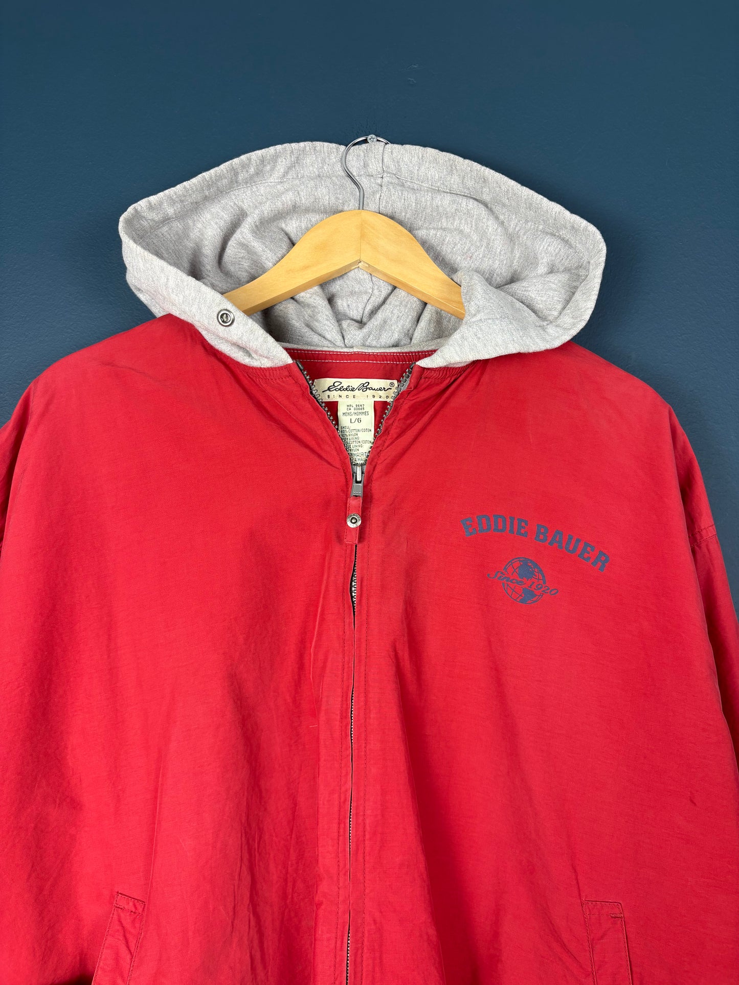 Vintage Eddie Bauer Zip-up Red Afterhood Jacket (L)