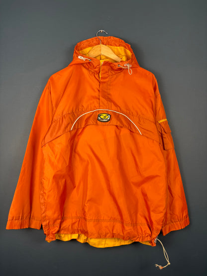 Vintage 90s Alley Tough Grounds Orange Smock Jacket (M)