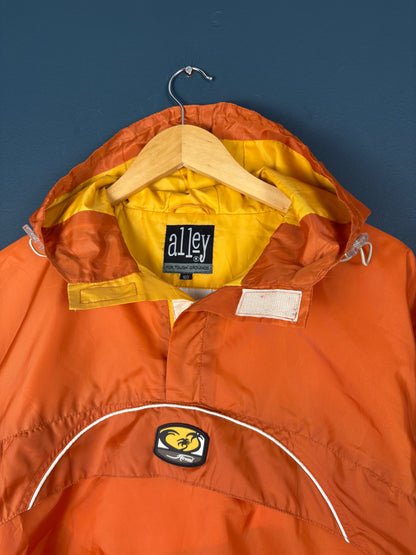 Vintage 90s Alley Tough Grounds Orange Smock Jacket (M)