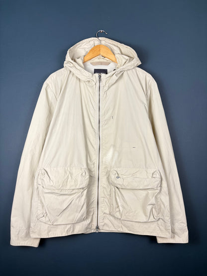 Vintage Marc O'Polo Cream Double Zip Rain Jacket (L)