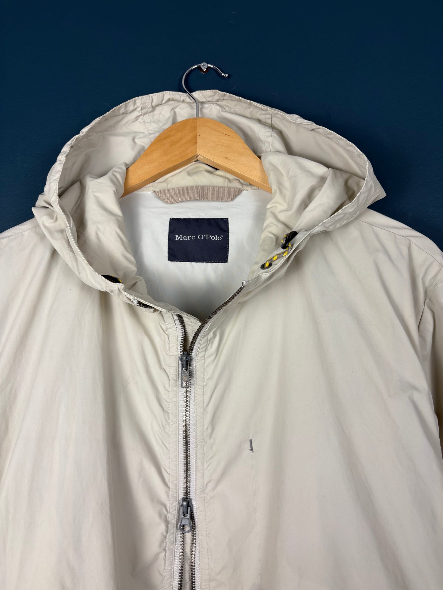 Vintage Marc O'Polo Cream Double Zip Rain Jacket (L)