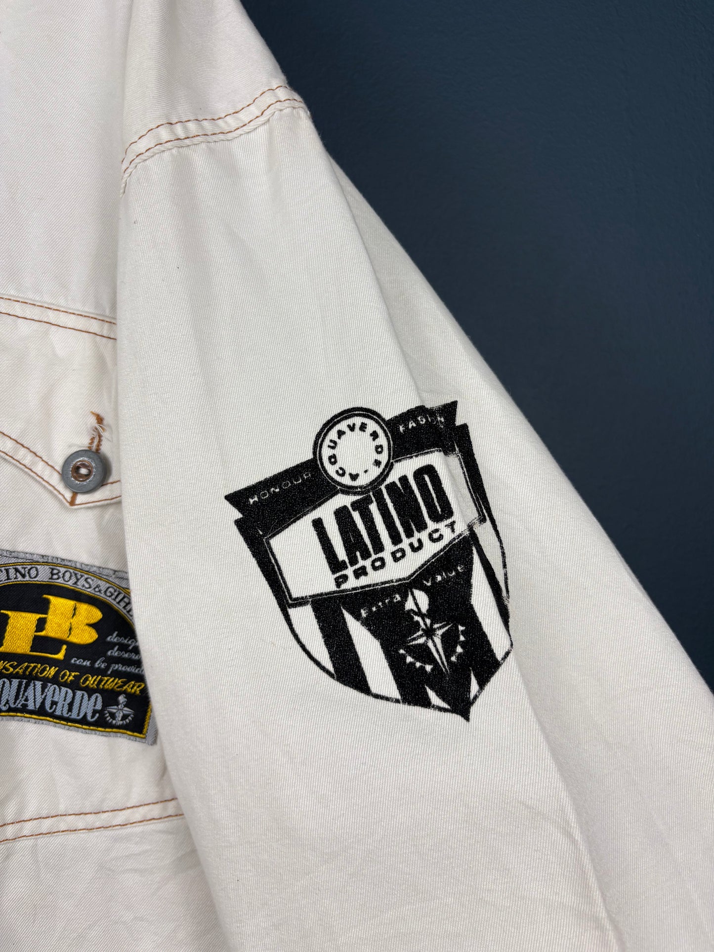 Vintage Asymmetrical Double Breasted Sailors Hood Jacket (L)