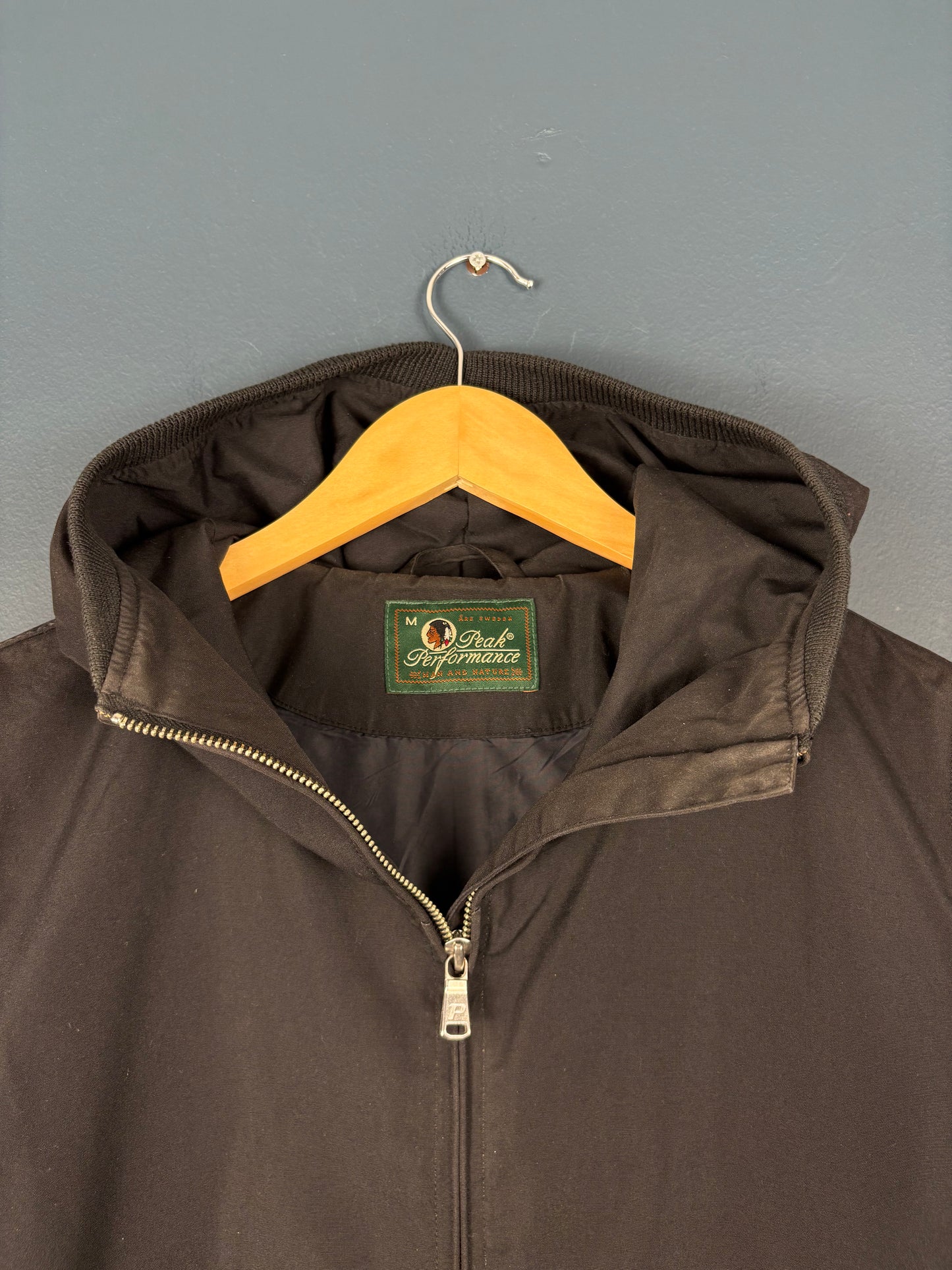 Vintage Peak Performance Soft Canvas Double Zip Jacket (S)