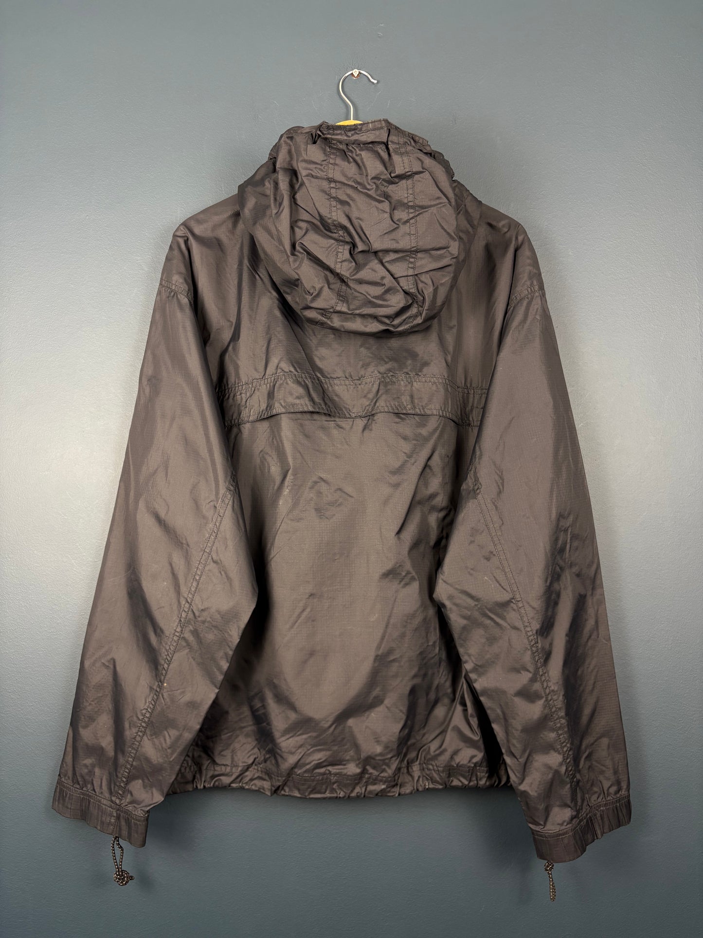 Vintage 90s GAP Black Quarter Zip Anorak Jacket (M)