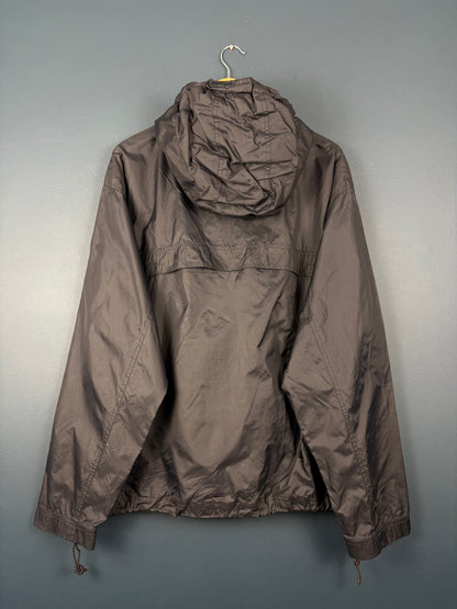 Vintage 90s GAP Black Quarter Zip Anorak Jacket (M)