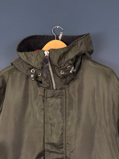 Vintage Armani Exchange Split Hood MA-1 Bomber Jacket (L)