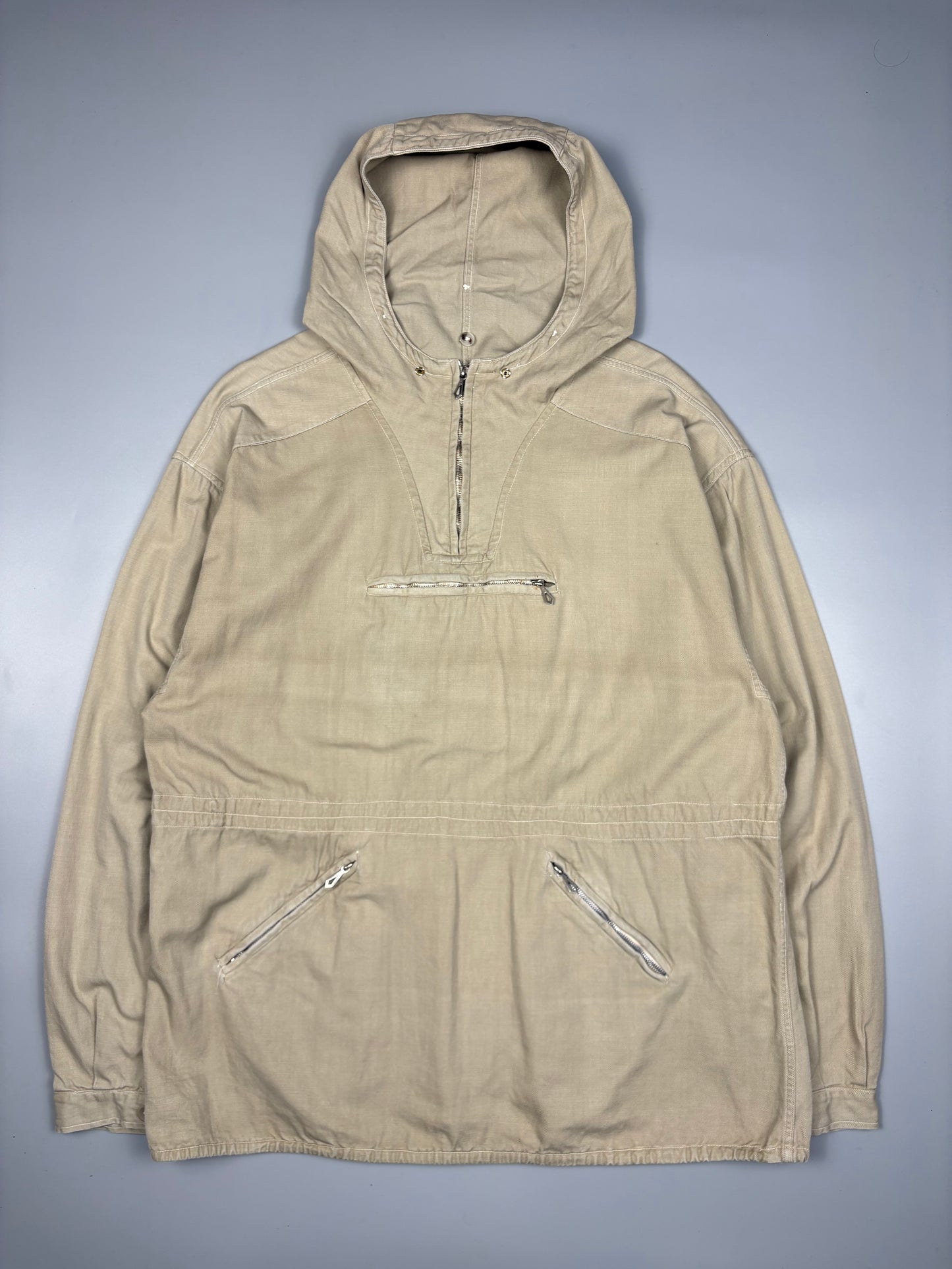 Vintage 1950s European Army Smock Jacket (L)