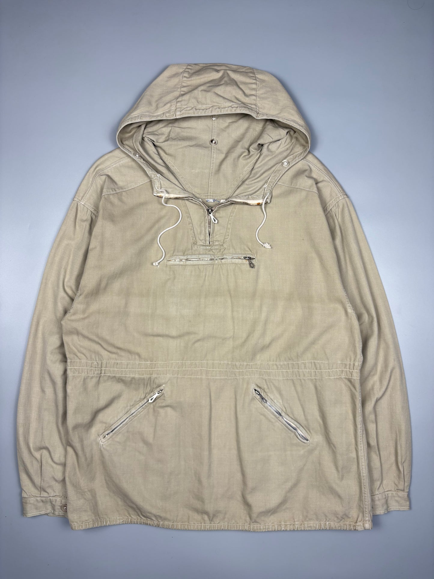 Vintage 1950s European Army Smock Jacket (L)