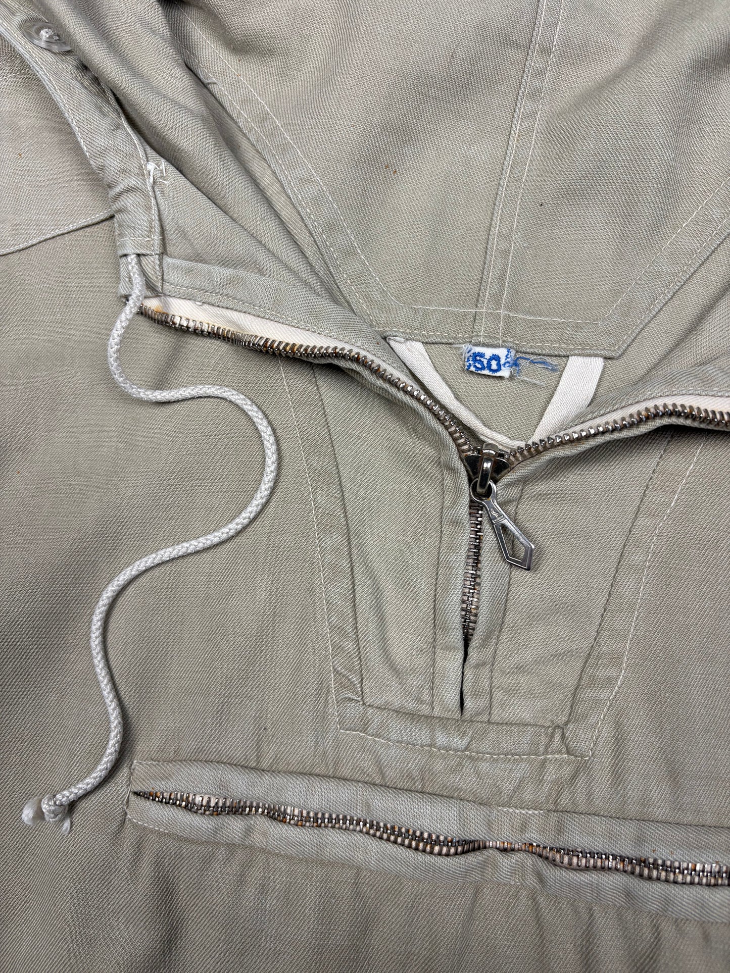 Vintage 1950s European Army Smock Jacket (L)