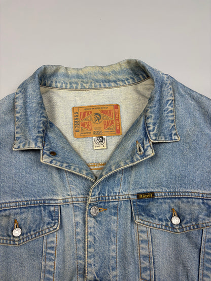 Vintage Diesel Industry Italian Made Denim Jacket (L)