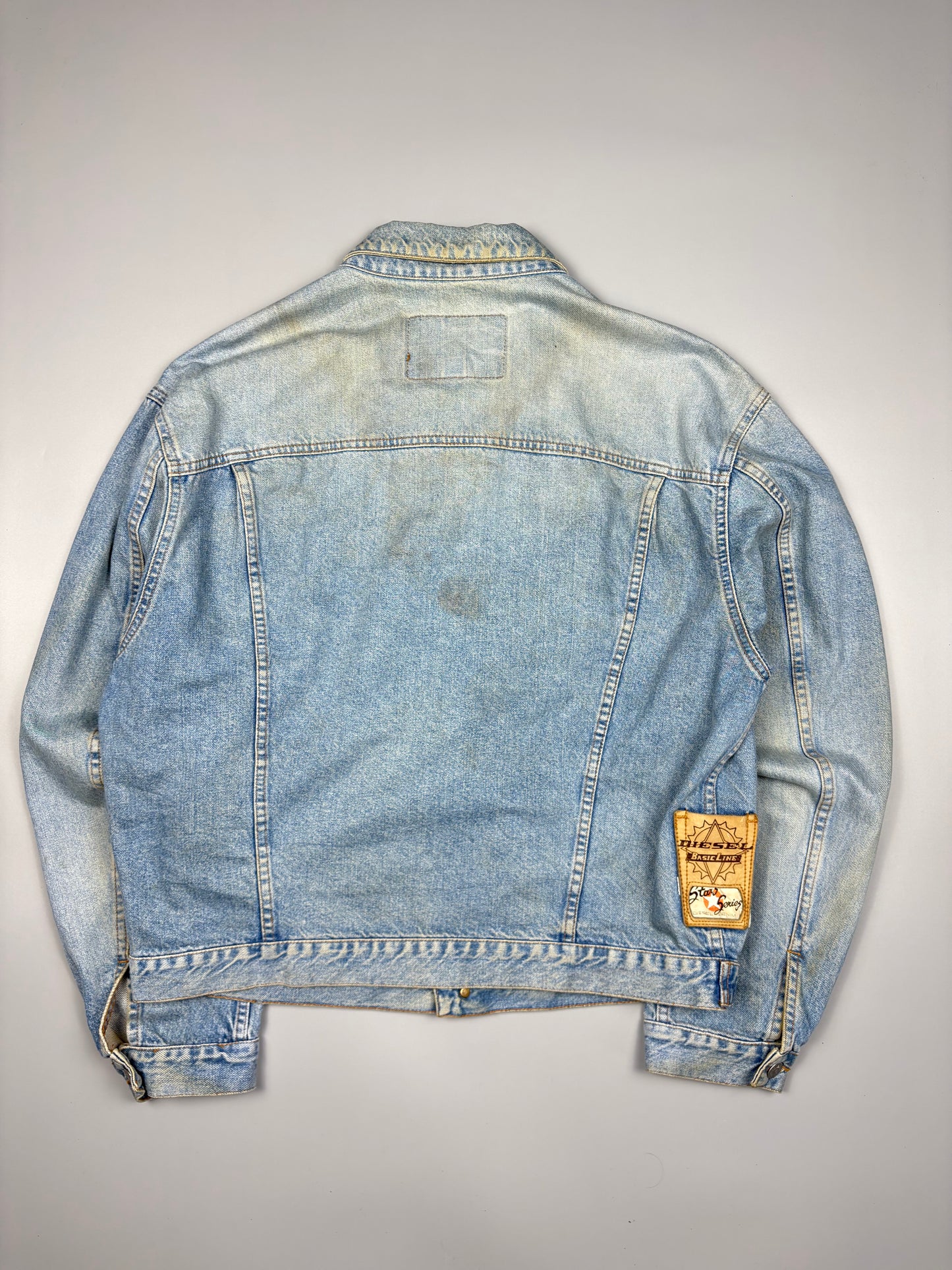 Vintage Diesel Industry Italian Made Denim Jacket (L)