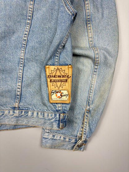 Vintage Diesel Industry Italian Made Denim Jacket (L)