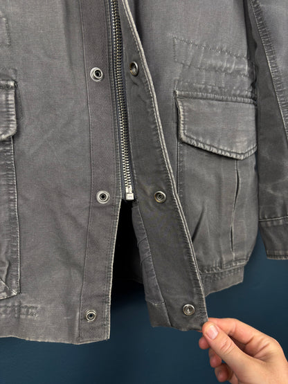 Vintage 90s GAP Canvas Grey Workwear Jacket (M)