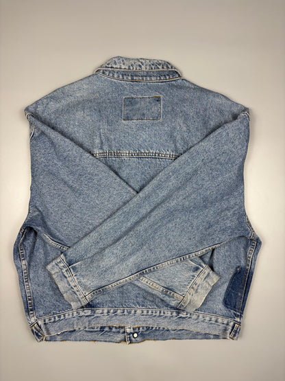 Vintage Diesel Industry Italian Made Denim Jacket (XL)