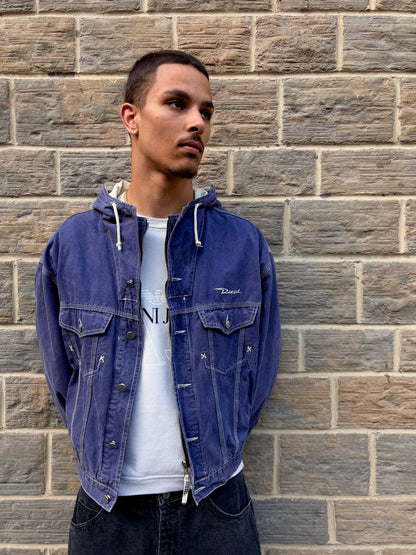 Vintage Diesel Industry Contrast Stitch Canvas Jacket (L)