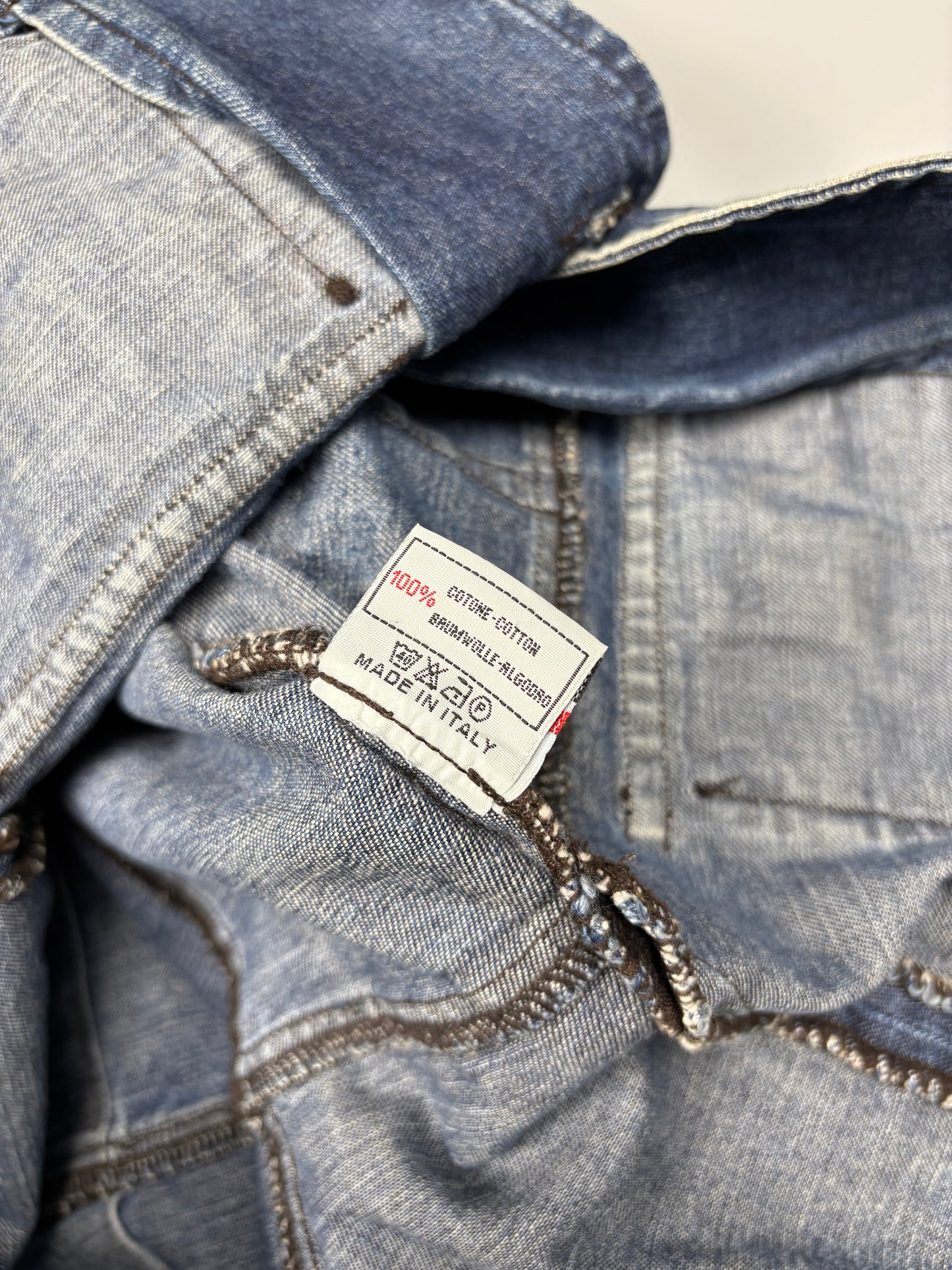 Miss Sixty 2000s Dark Denim Military Jacket (women's M)