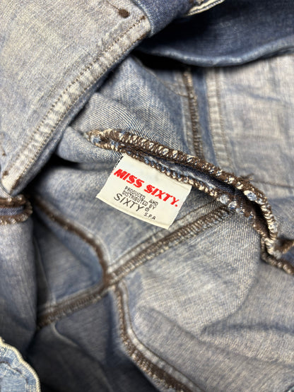 Miss Sixty 2000s Dark Denim Military Jacket (women's M)