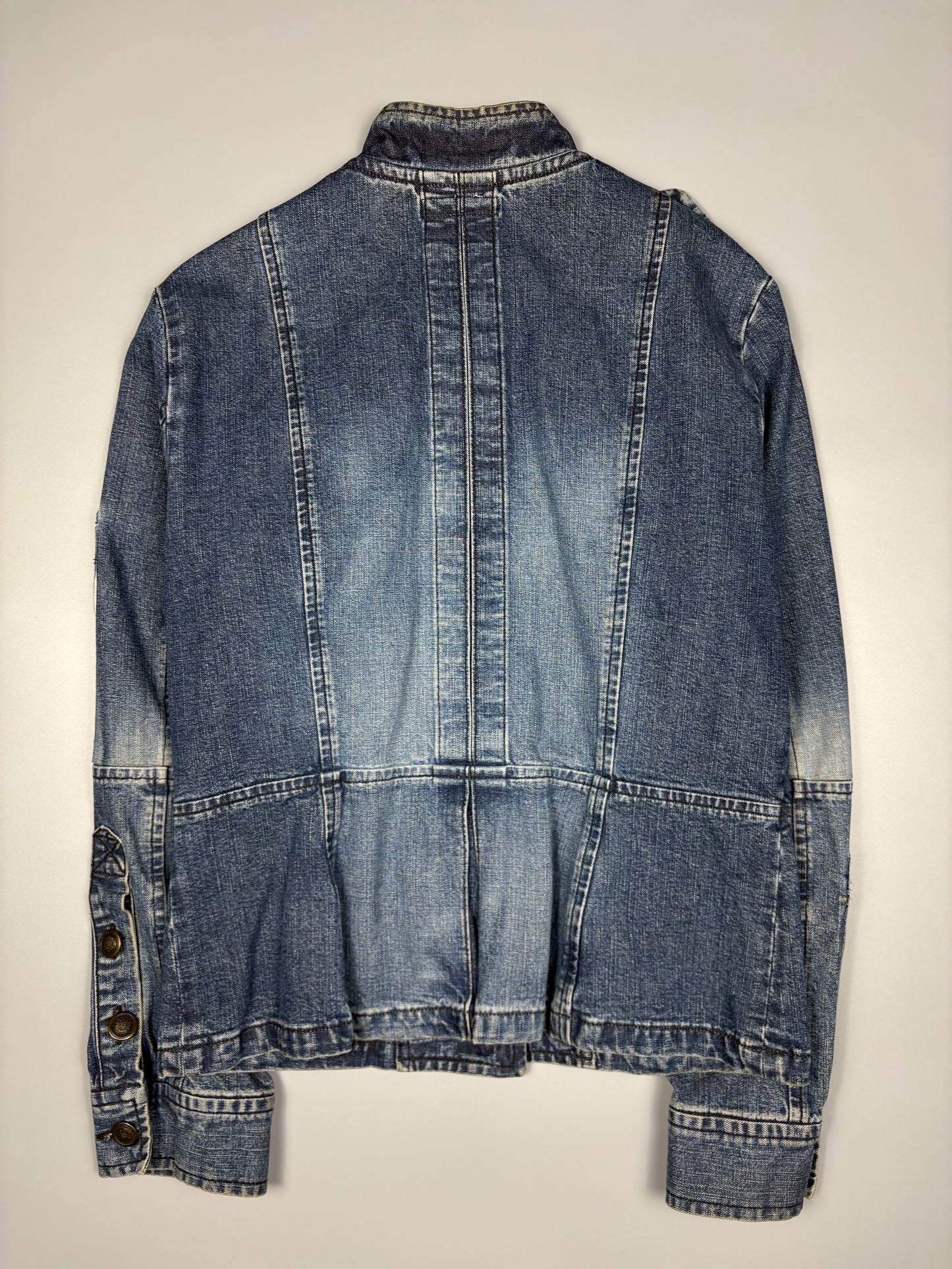 Miss Sixty 2000s Dark Denim Military Jacket (women's M)