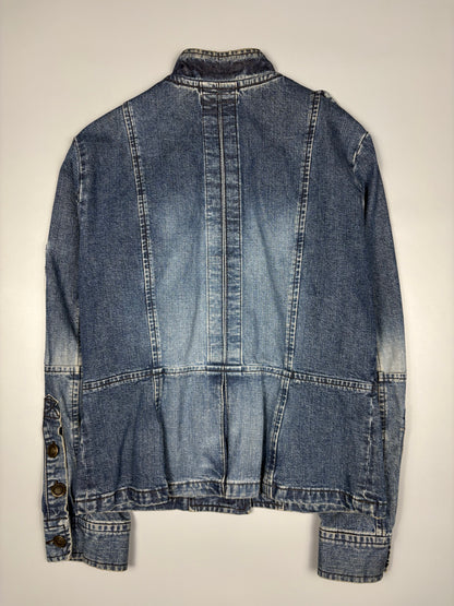 Miss Sixty 2000s Dark Denim Military Jacket (women's M)
