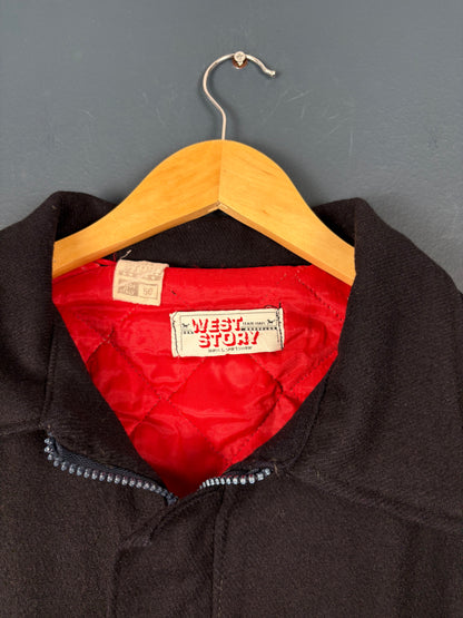 Vintage 90s West Story Collared Wool Jacket (L)