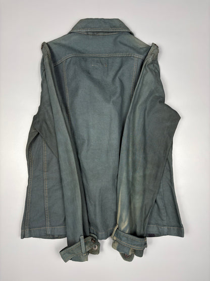G-Star 2000s Petrol Green Canvas Trucker Jacket (women's S)