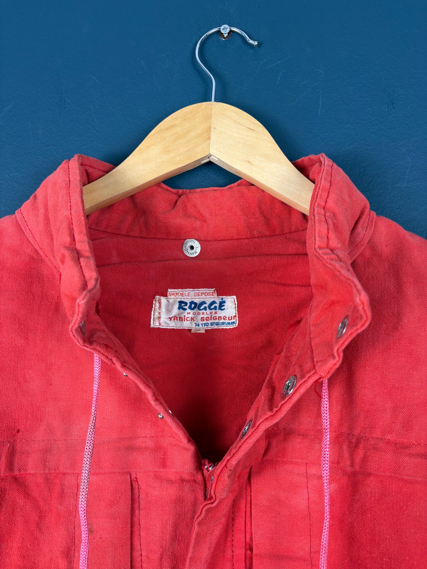 Vintage 80s French Mountainering Canvas Jacket (S)